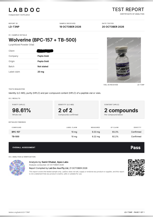 Wolverine 20mg