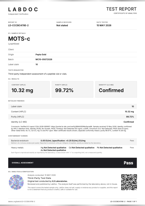 Mots-C 20mg